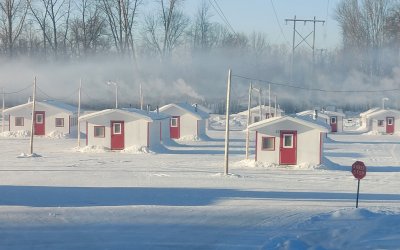 La pêche aux poissons des chenaux à Ste-Anne-de-La-Pérade